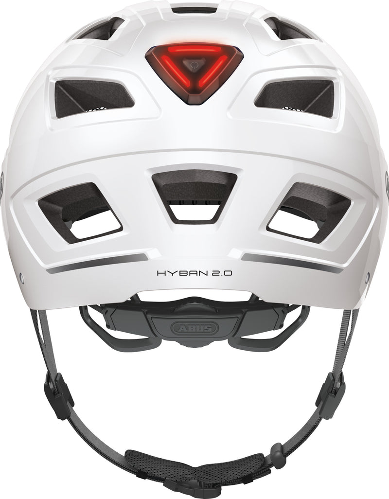 Casco ABUS Hyban 2.0 Blanco Polar