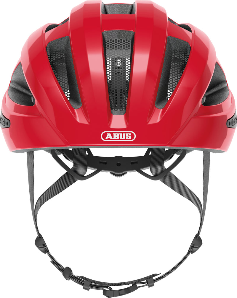 Casco ABUS Macator Rojo Terciopelo