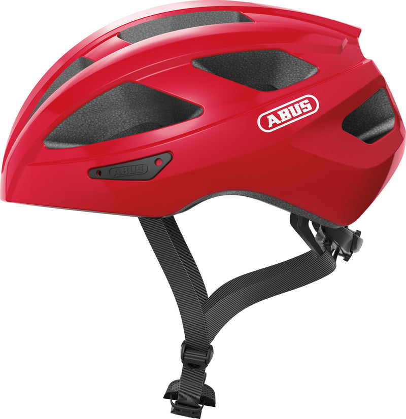 Casco ABUS Macator Rojo Terciopelo