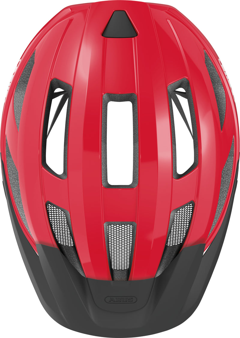 Casco ABUS Macator Rojo Terciopelo