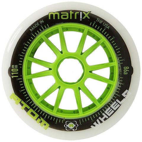 Ruedas Atom Verdes 110mm