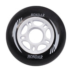 Ruedas HD Negras 80mm