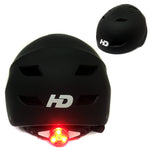 Casco Ajustable Negro Con Luz