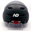 Casco Ajustable Negro Con Luz